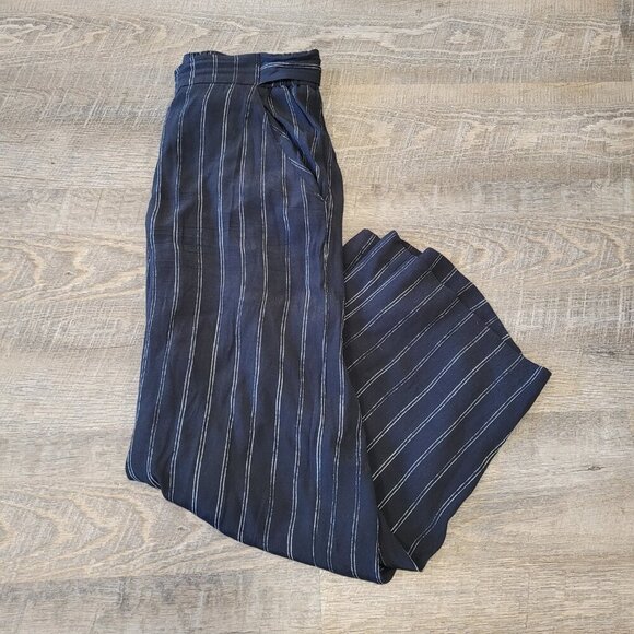 WILFRED | Aritzia Faun Striped Wide-Leg Pant | Sz. S - Picture 4 of 11